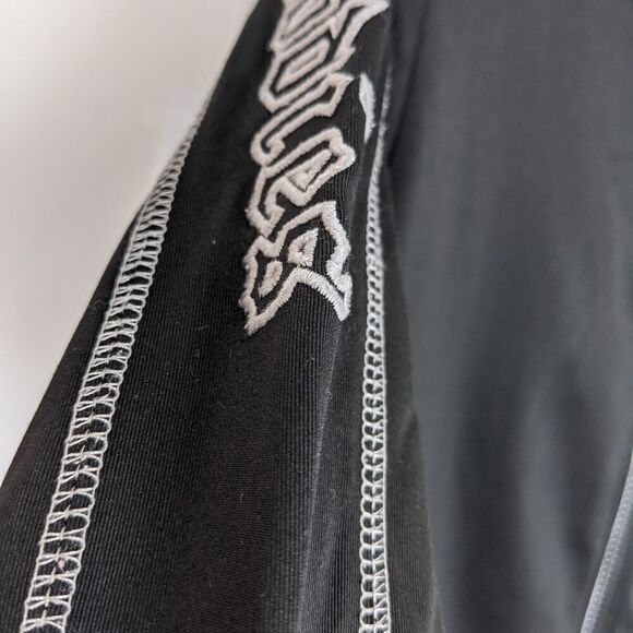 BETTER BODIES black zipped shirt pull sweatshirt size Large @W - Picture 3 of 11